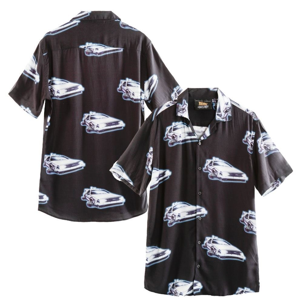 BACK TO THE FUTURE バックトゥザフューチャー (劇場公開 40周年 ) - DELOREAN SHIRT / CRIMINAL DAMAGE(ブランド) / 限定 / 襟付きシャツ / メンズ - PGS